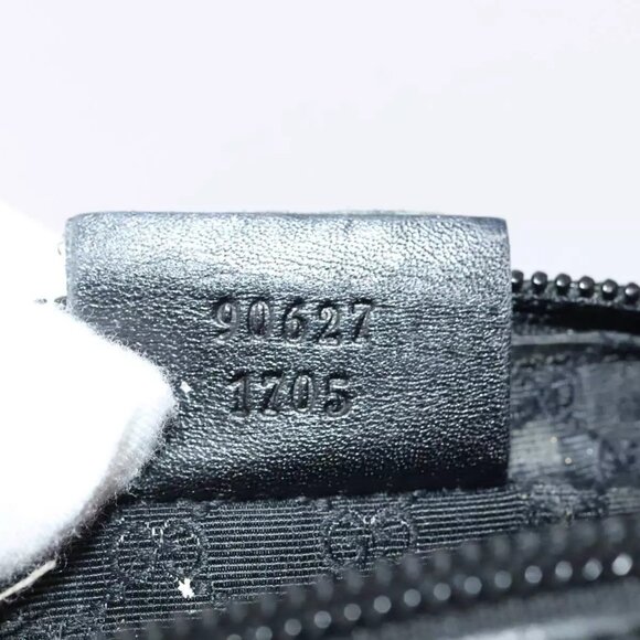 GUCCI Pouch Denim Gray Silver 90627 Auth - Picture 14 of 16